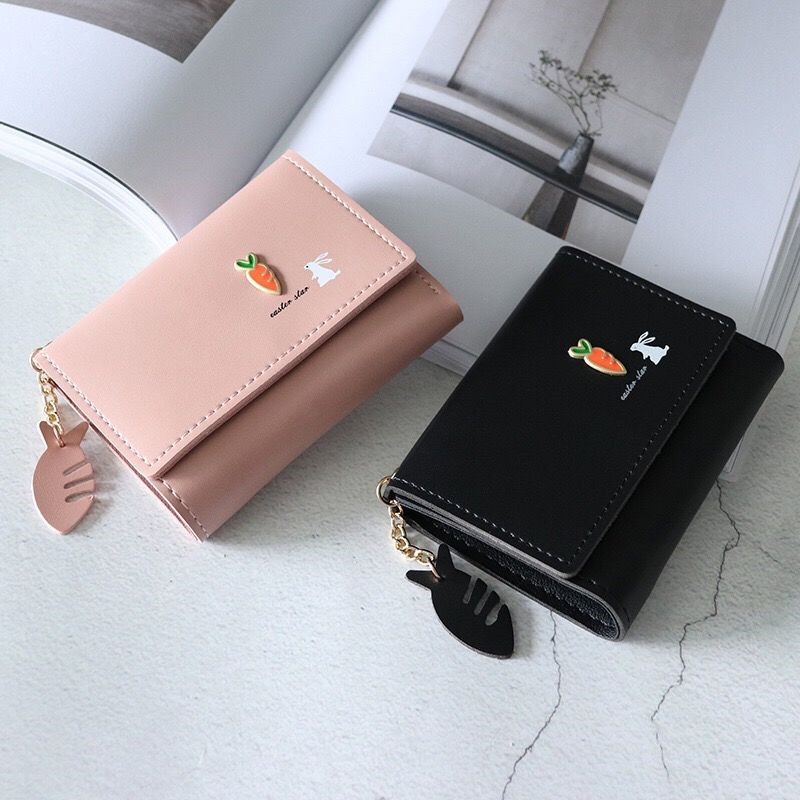 Ví nữ ◈◈ ví nữ cầm tay mini ngắn nhỏ gọn bỏ túi siêu xinh l01.
