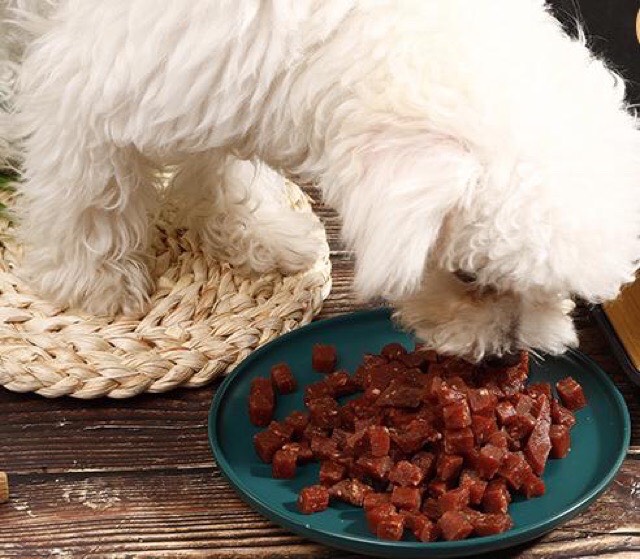 [HCM]Bánh Thưởng Ăn Vặt Cho Chó Dạng Viên Thịt Bò Mềm Mùi Vị Thơm Ngon Dùng Huấn Luyện Thú Cưng