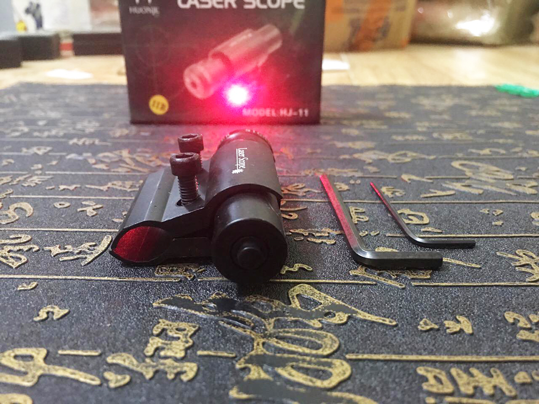 Đèn Laze - Bút Laze Tia Đỏ -chỉnh tâm - Kẹp ống Gía Rẻ lz