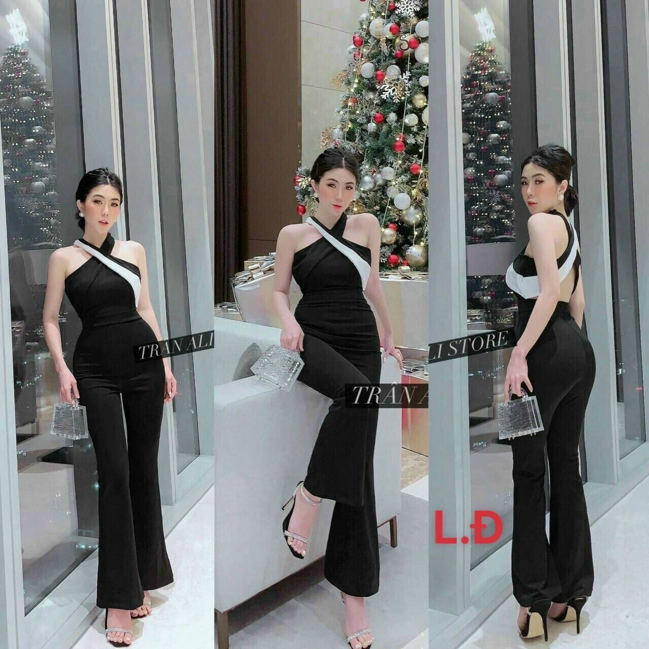 Jum cổ yếm phối trăng có mút ngực siêu sexy