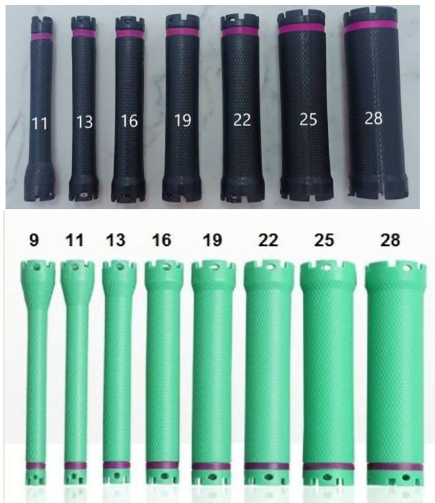 Trục uốn nóng ,xương uốn nóng setting - combo 5 cây