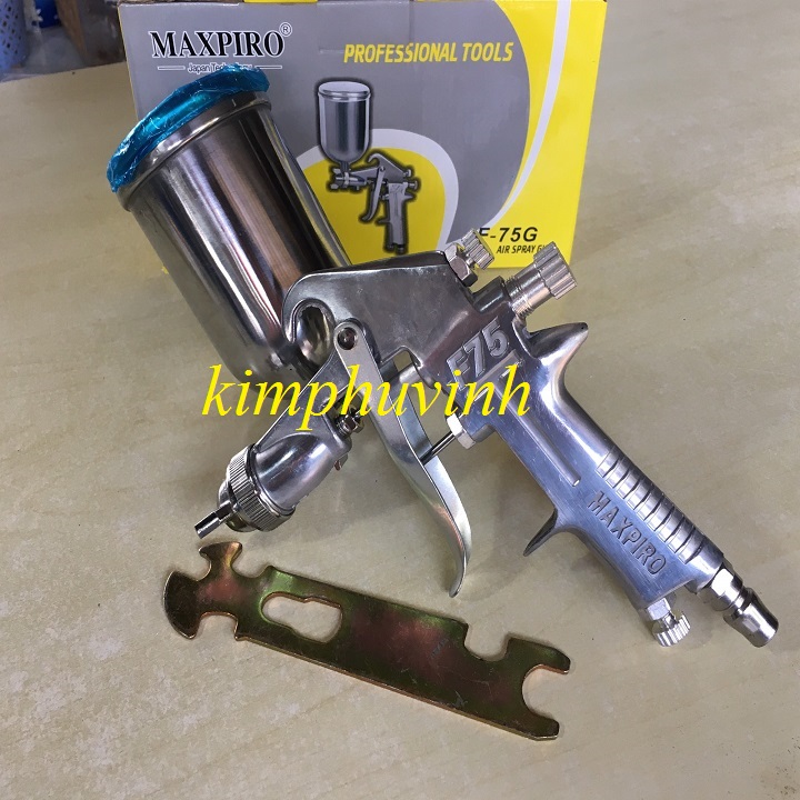 Phun sơn f - 75g 400cc - lỗ phun 1.5mm - bình phun sơn
