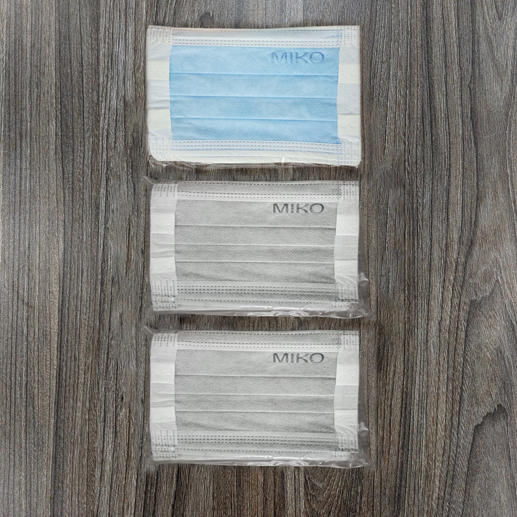 Combo 3 Hộp Khẩu Trang Y Tế Trẻ Em Cao Cấp Miko 3 Lớp Kháng Khuẩn Có Dây Đeo Mềm Không Đau Tai