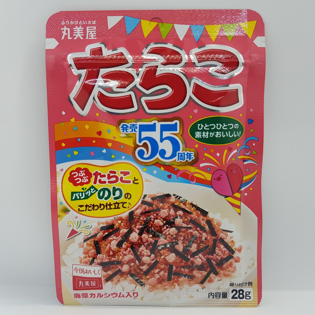 Gia Vị Rắc Cơm Marumiya Vị Trứng Cá Tuyết 28G Cho Bé Nhật Bản, Rắc Cơm Ăn Liền, Rắc Cơm Rong Biển Cho Bé, Rắc Cơm Tươi, Gia Vị Rắc Cơm Nhật [DATE T3/2023]