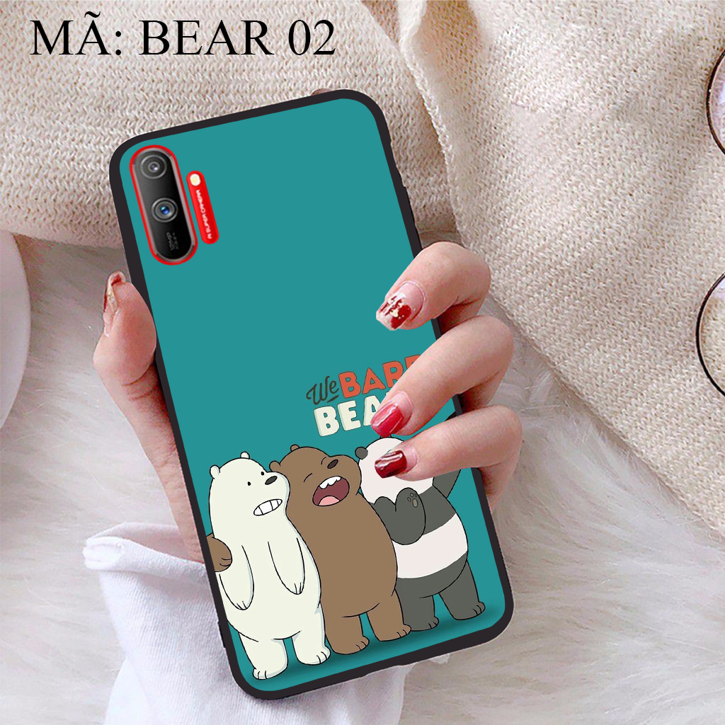 [HCM]Ốp lưng iCase dành cho Realme C3 viền dẻo TPU BST Chúng ta là Gấu