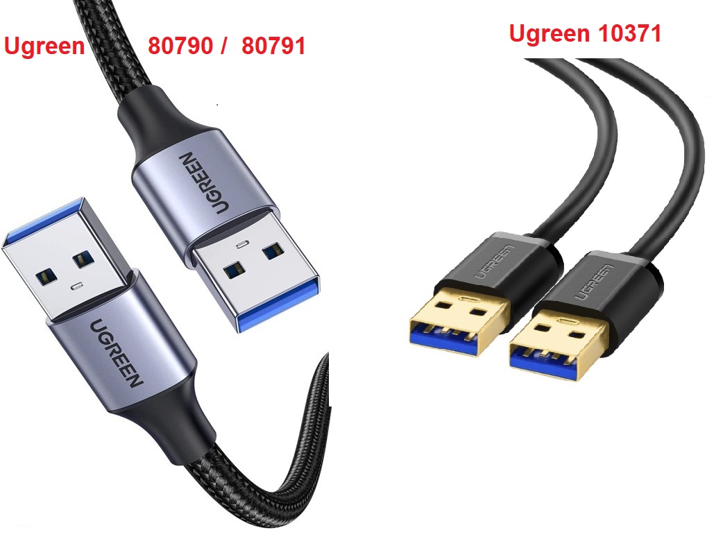 Cáp 2 hai đầu đực usb 3.0 ugreen chính hãng