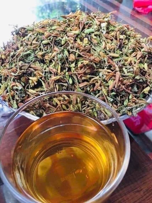 hoa đu đủ đực khô, sao vàng, hạ thổ 500g