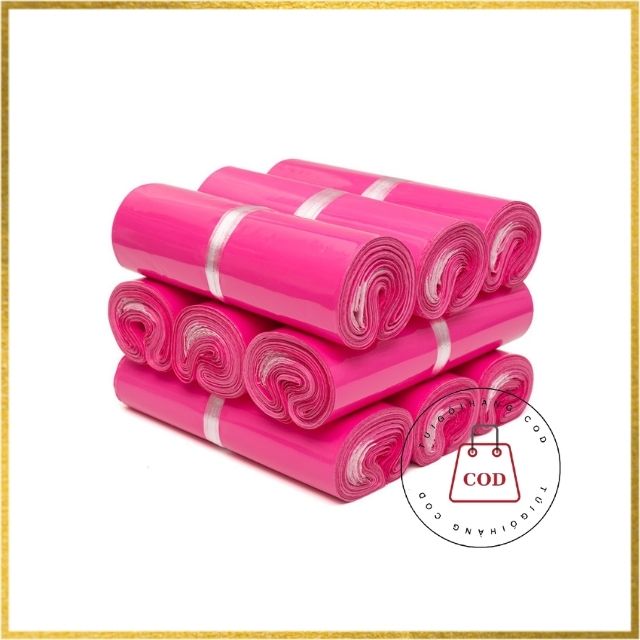[FREESHIP] Combo 100 Túi Gói Hàng Niêm Phong Tự Dính Size 20x30 Màu Hồng, Gói Hàng Siêu Nhanh, Tiết Kiệm Chi Phí, Chống Thấm Nước, Đóng Gói Chuyên Nghiệp - An Toàn