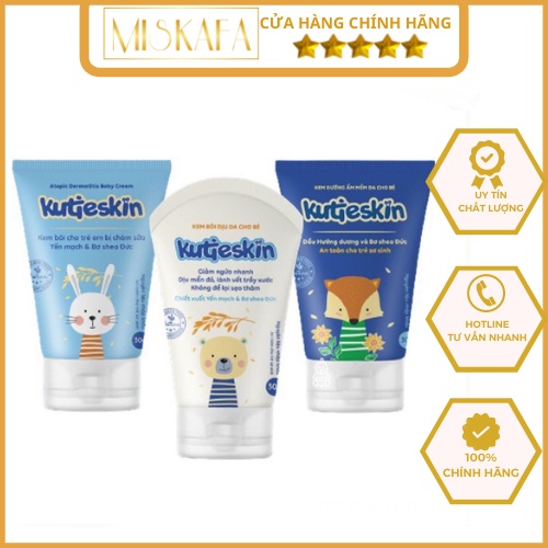 Kutieskin kem bôi da tự nhiên chăm sóc làn da bé, kem chàm sữa