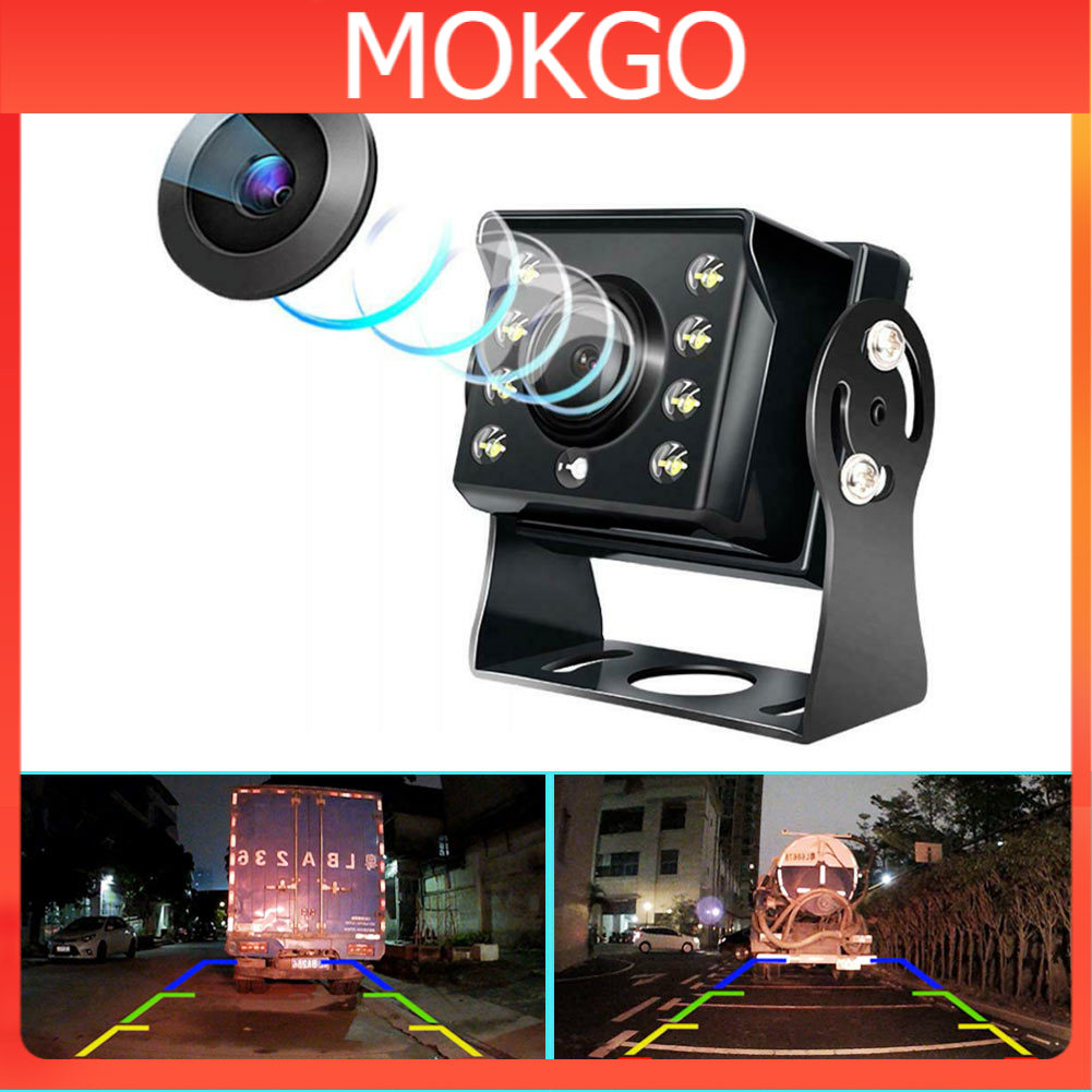 Mo 8led 12-24v không dây phía sau camera lùi dự phòng camera xe tải xe tải van rv