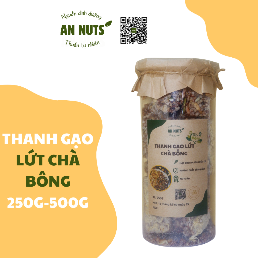 Thanh gạo lứt chà bông mix hạt dinh dưỡng An Nuts