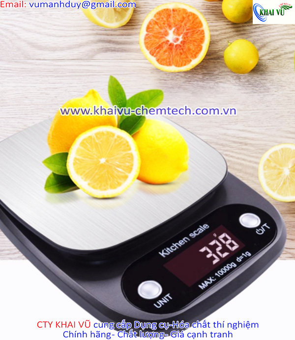 Cân điện tử mini 10kg-1g dùng trong nhà bếp, cân thực phẩm, làm bánh Ebalance Kitchen Scale - kèm pin