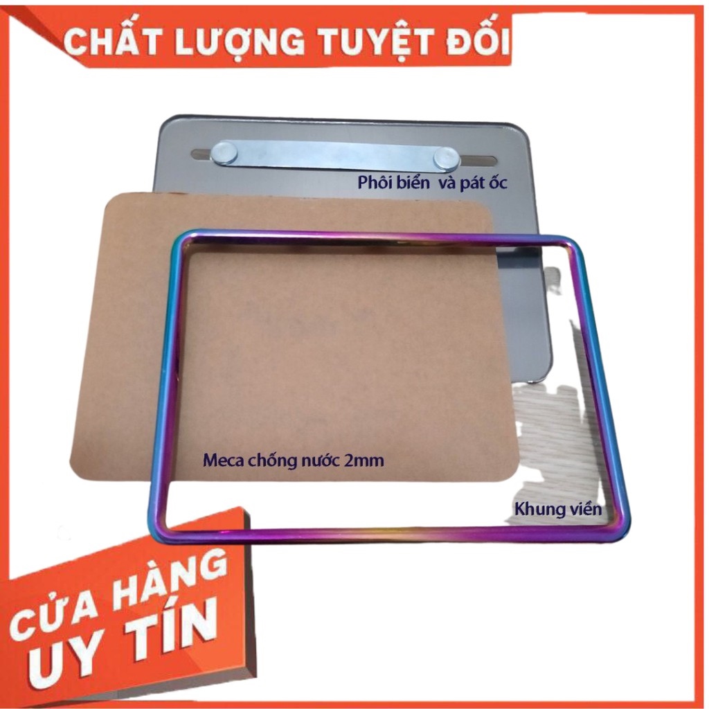[SPOT HOT SALE]2021 NEW CHEAP Viền biển titan kèm kính và khung biển lắp các loại xe,hàng đẹp không bong tróc