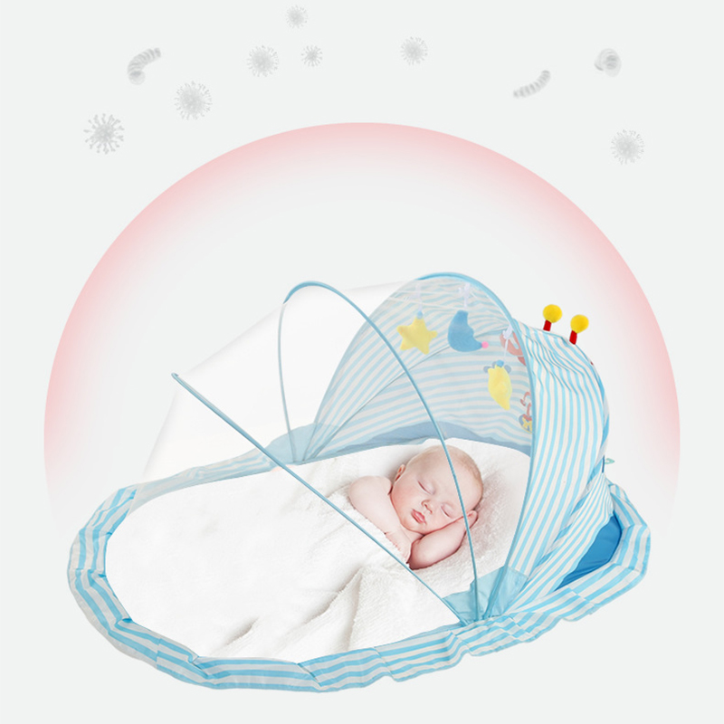 Màn chụp chống muỗi cho bé gấp gọn cao cấp hình thú 3D màn chụp gấp gọn tiện lợi cho bé