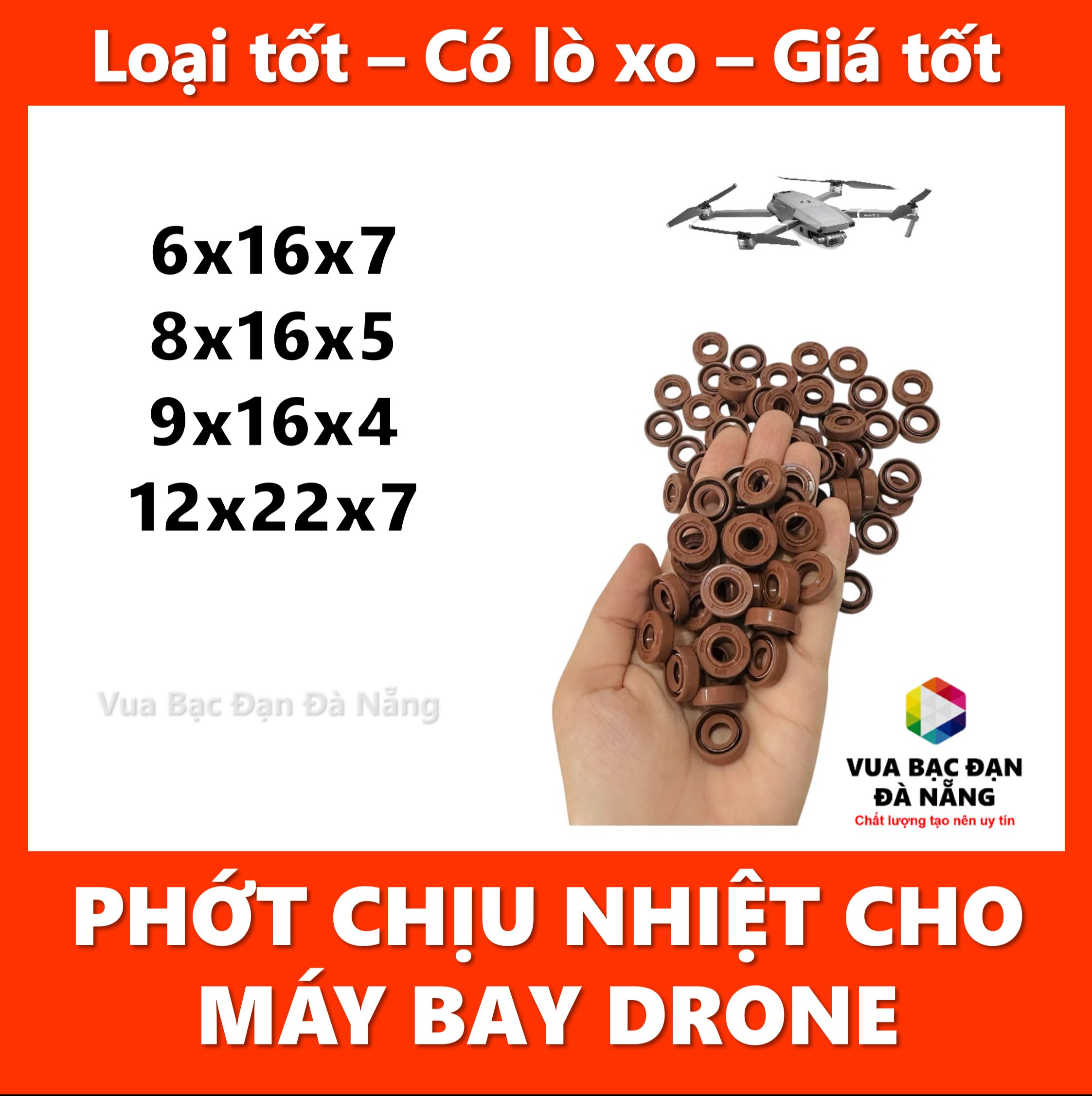Phớt chặn dầu chịu nhiệt cao cho máy bay Drone, vòng đệm máy bay không người lái chịu nhiệt tối đa 280 độ C