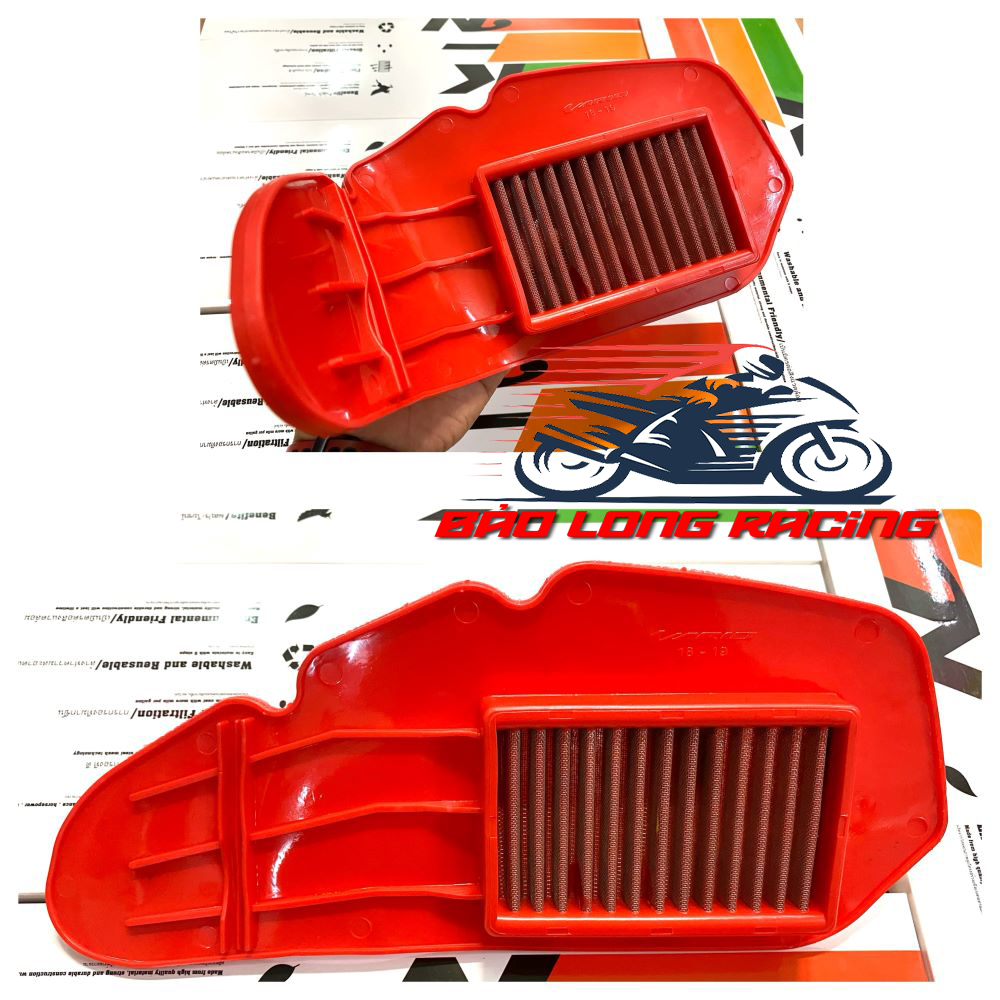Lọc gió KN Thép Lưới Đỏ gắn VARIO,AIRBLADE....hàng chất lượng siêu rẻ đẹp