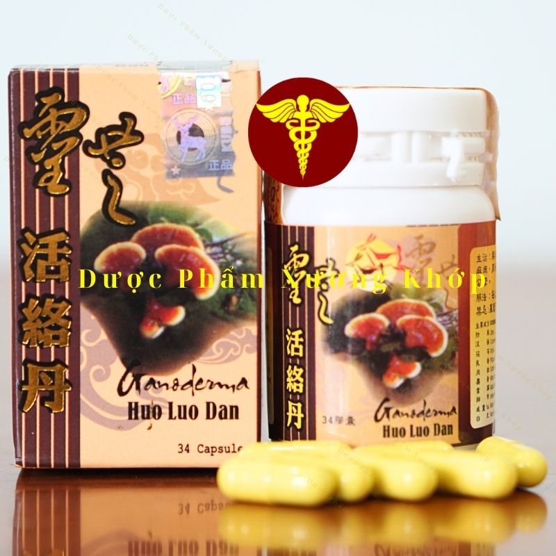 GANODERMA HUO LUO DAN - LINH CHI HOẠT LẠC ĐƠN  34 Viên