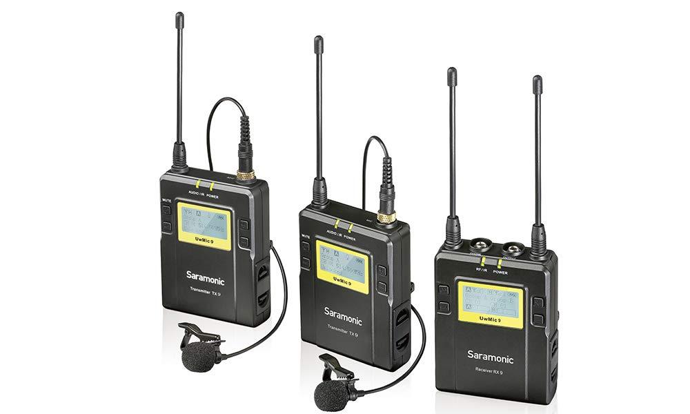 Saramonic UwMic9 KIT2 - Micro không dây UHF cho máy ảnh máy quay