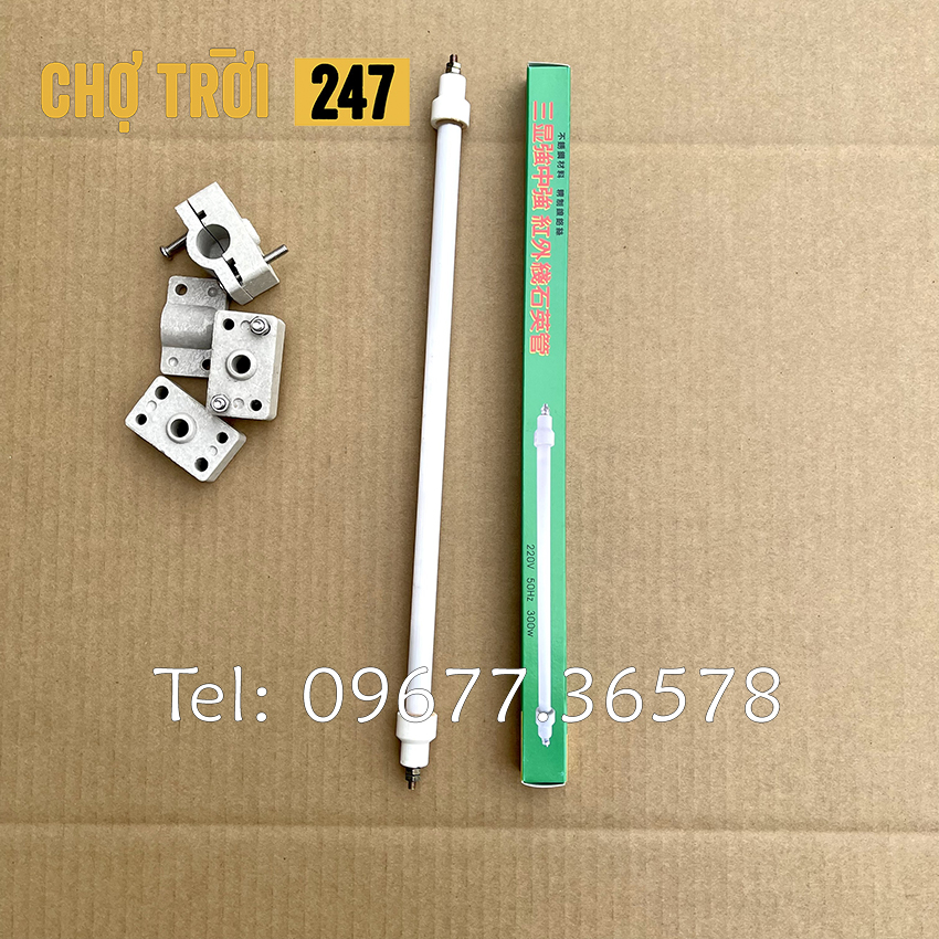 Bóng sấy bát phi 12 chiều dài 30cm, 33cm điện áp 220V chất liệu sứ thạch anh