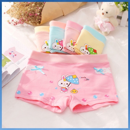 5 quần lót cotton bé gái - quần sịp trẻ em