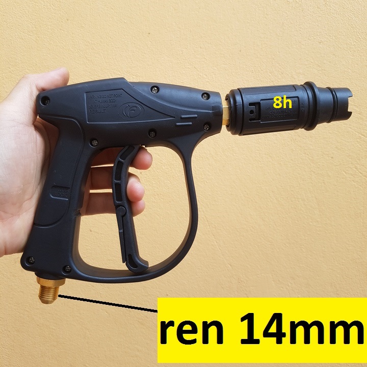 Súng xịt - súng rửa xe áp lực cao mini cho máy xịt rửa áp lực cao
