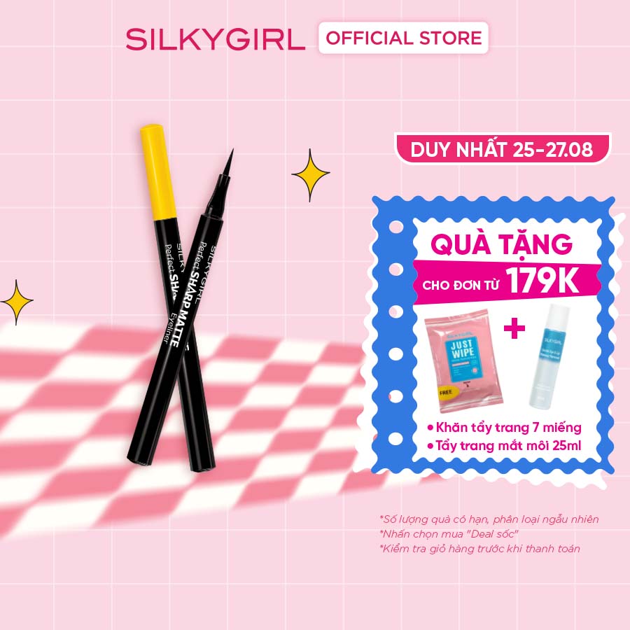 Kẻ Mắt Nước Silkygirl Perfect Sharp Matte 1.2ml