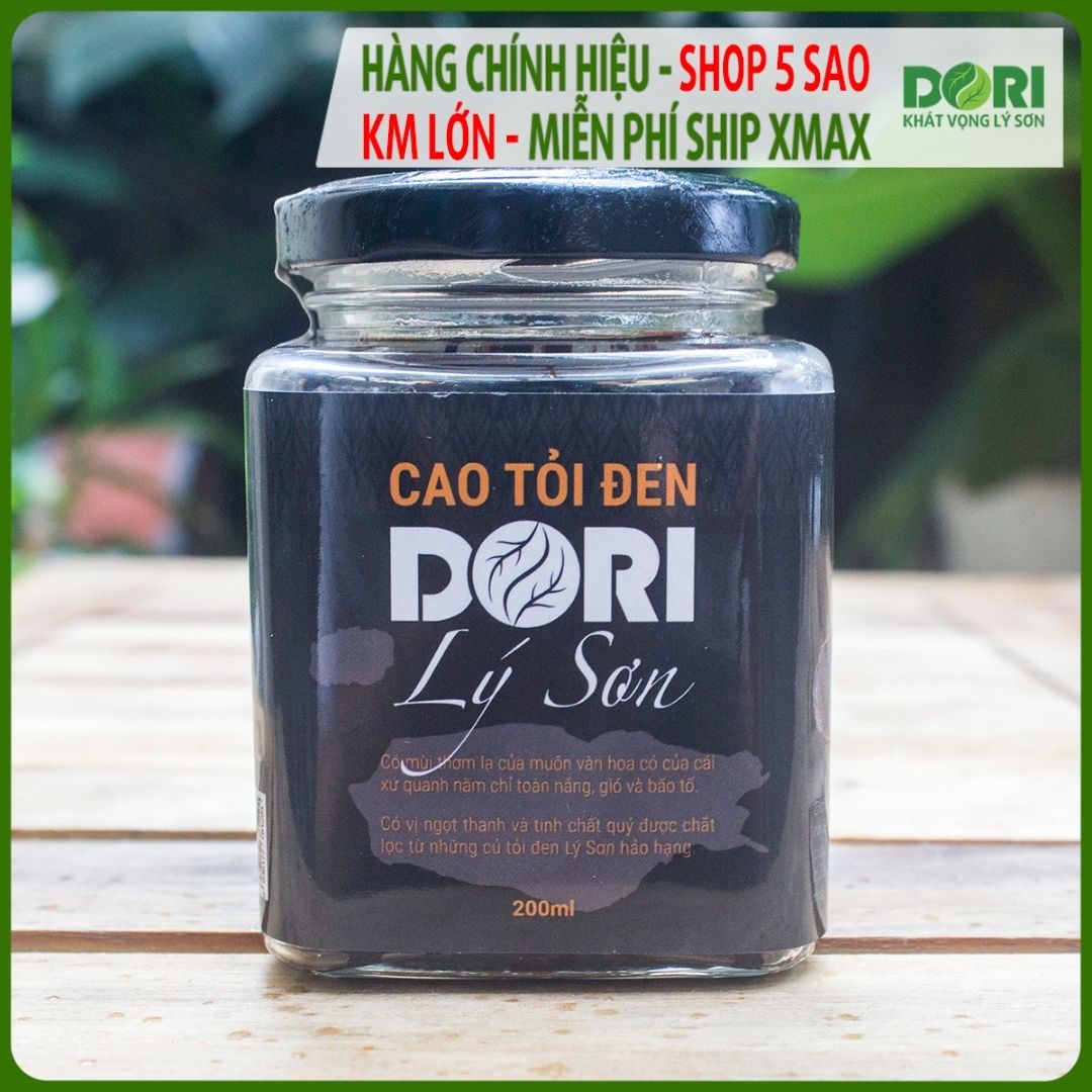 [HCM]Cao Tỏi Đen Dori Lý Sơn Thượng Hạng – Hũ 200ml