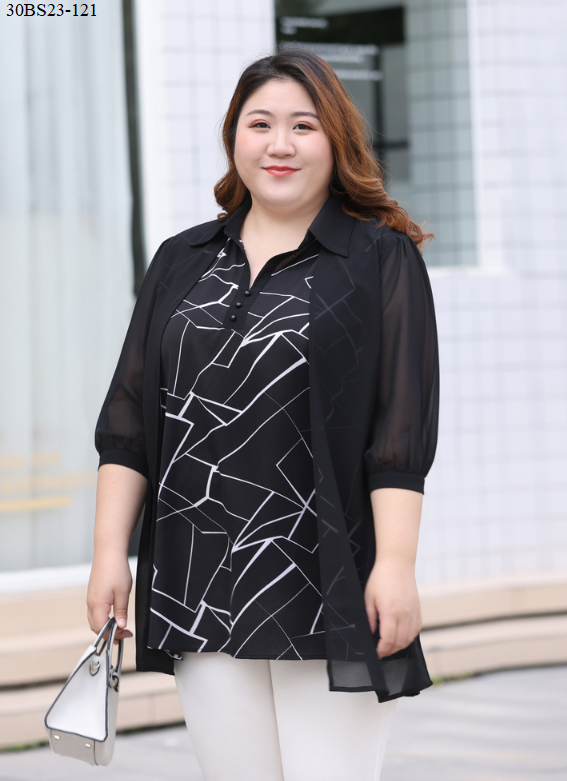 ÁO SƠ MI GIẢ KHOÁT BIG SIZE CAO CẤP