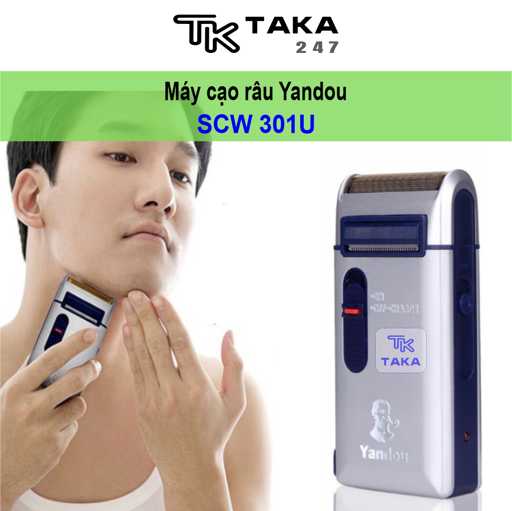 Máy cạo râu yandou SC W301U máy cạo dâu cạo khô với lưỡi dao sắc bén - bảo hành đổi mới miễn phí