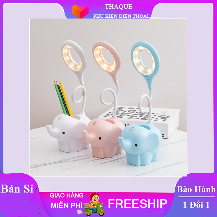 { HÀNG HIẾM } Đèn Học Chống Cận Con Voi tùy chỉnh ánh sáng vàng hoặc ánh sáng trắng chống cận hiệu quả.