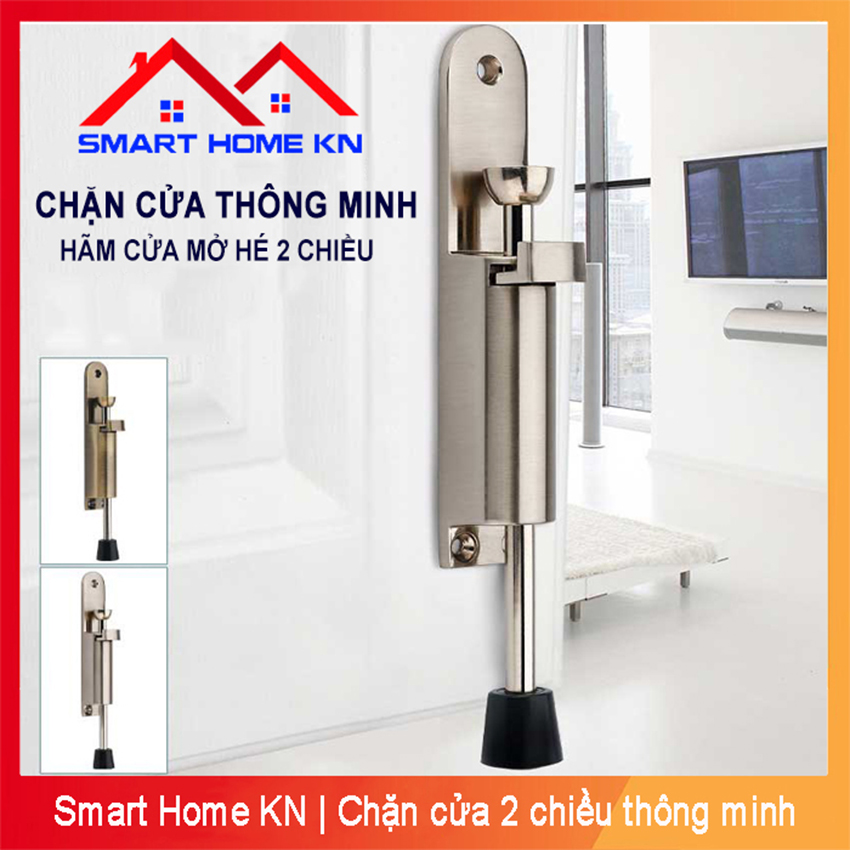 Chặn cửa chống va đập thông minh 2 chiều chặn cửa móng ngựa ra vào an toàn cho bé giữ cửa gỗ chống gió lùa