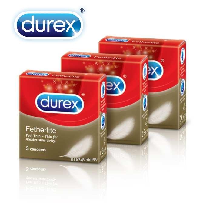 Combo 3 hop Bao cao su Durex Fetherlite sieu mong