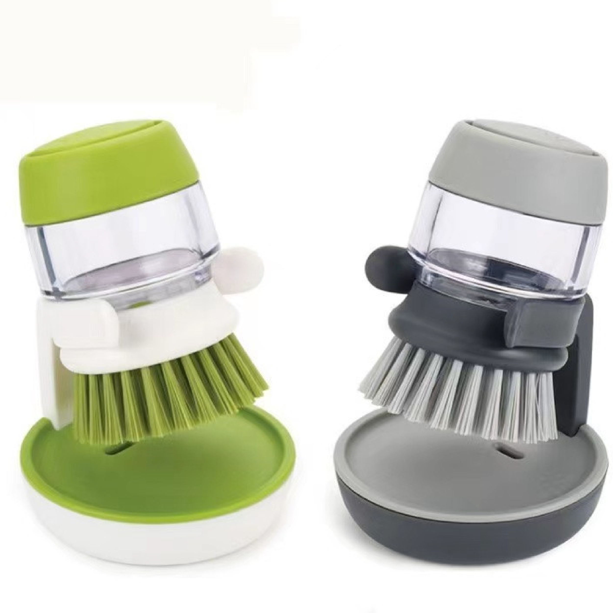 Dụng cụ cọ rửa xoong nồi có bình đựng xà phòngtiện lợi