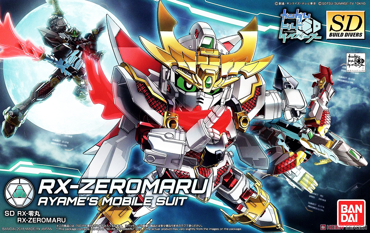 Mô hình lắp ráp Gundam Bandai SD Build Divers 013 RX-Zeromaru