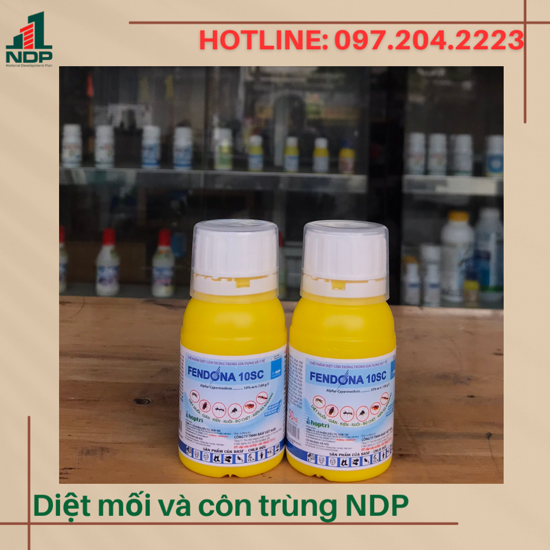 Thuốc diệt côn trùng Muỗi Ruồi Kiến Gián Fendona 10SC -50ml