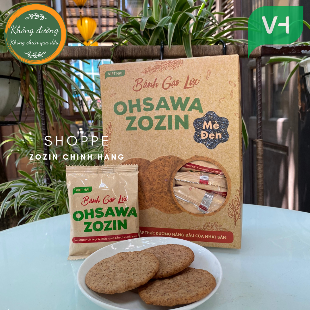 Bánh gạo lứt OHSAWA ZOZIN vị Mè Đen