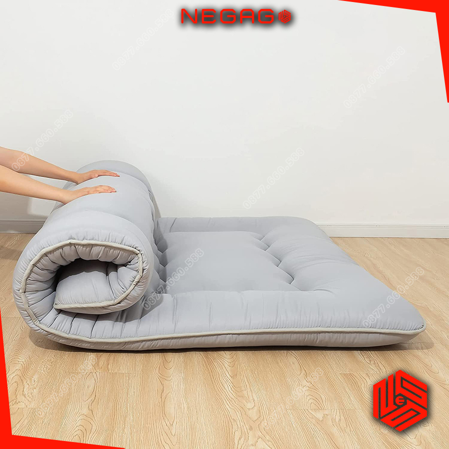 Nệm topper xuất nhật 1m 1m2 1m4 1m6 1m8 2m dày 10cm và mỏng 7cm | negago