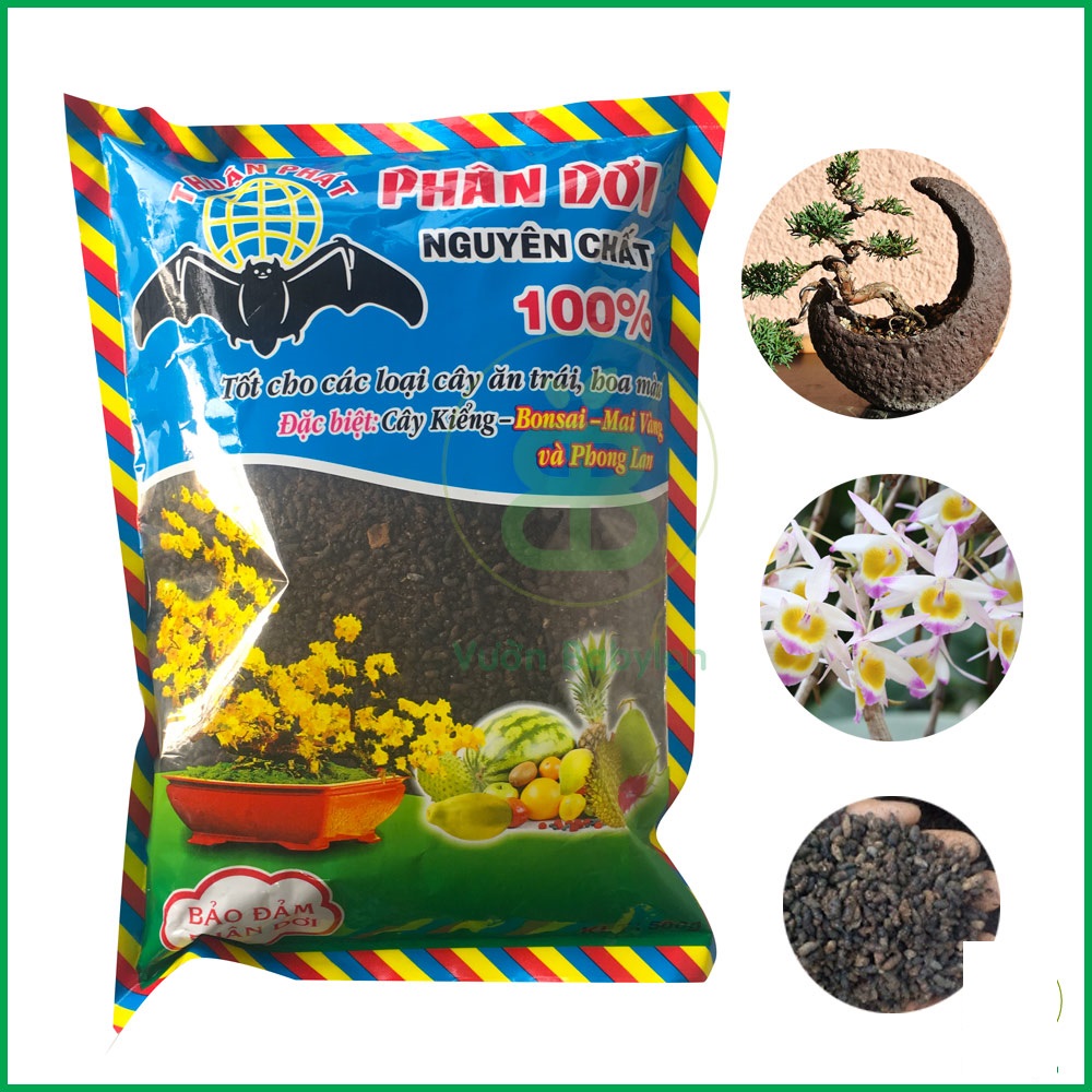 Thuận phát 150gram – phân dơi nguyên chất 100% cung cấp dinh dưỡng dành cho cây hoa mai