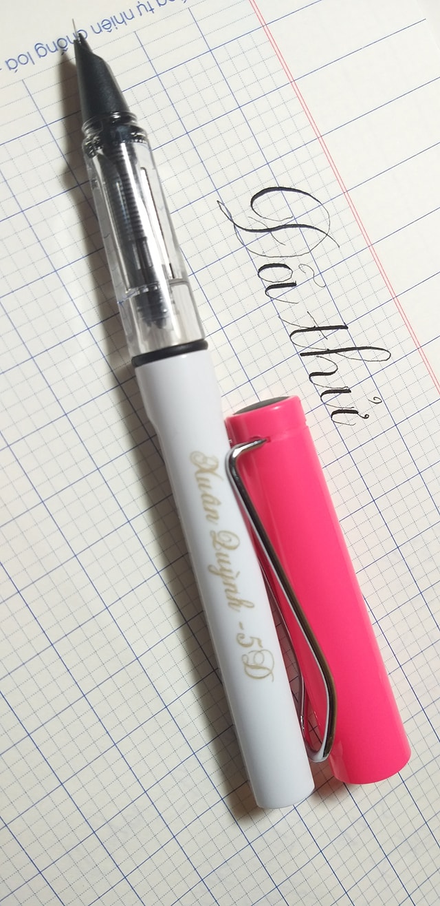 BÚT LETA 368 VỎ NHỰA NGÒI KIM TINH LÁ TRE TỰ TẠO THANH ĐẬM