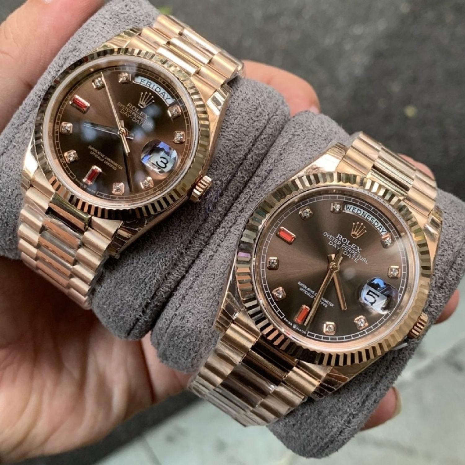 Đồng hồ nam rolex oyster perpetual 118235 day-date 36-41mm máy thuỵ sĩ 3235