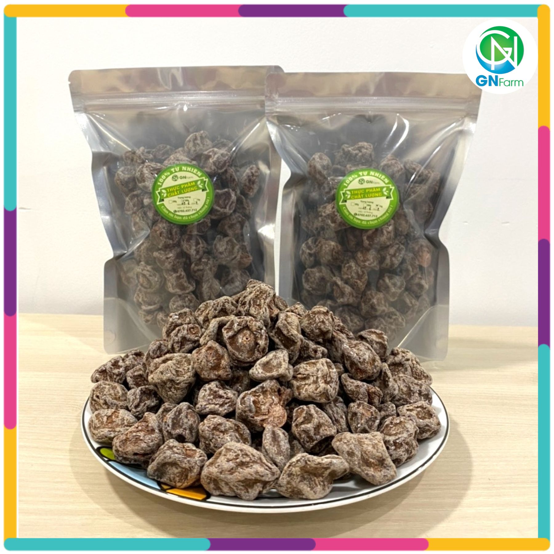 Xí muội có hạt ô mai xí muội thái lan chua mặn siêu ngon loại đặc biệt - túi 1kg
