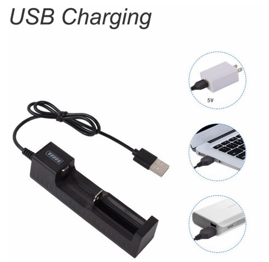 Bộ sạc pin lithium đa năng 3.7v một lần sạc 16340 14500 18650 26650 đa năng