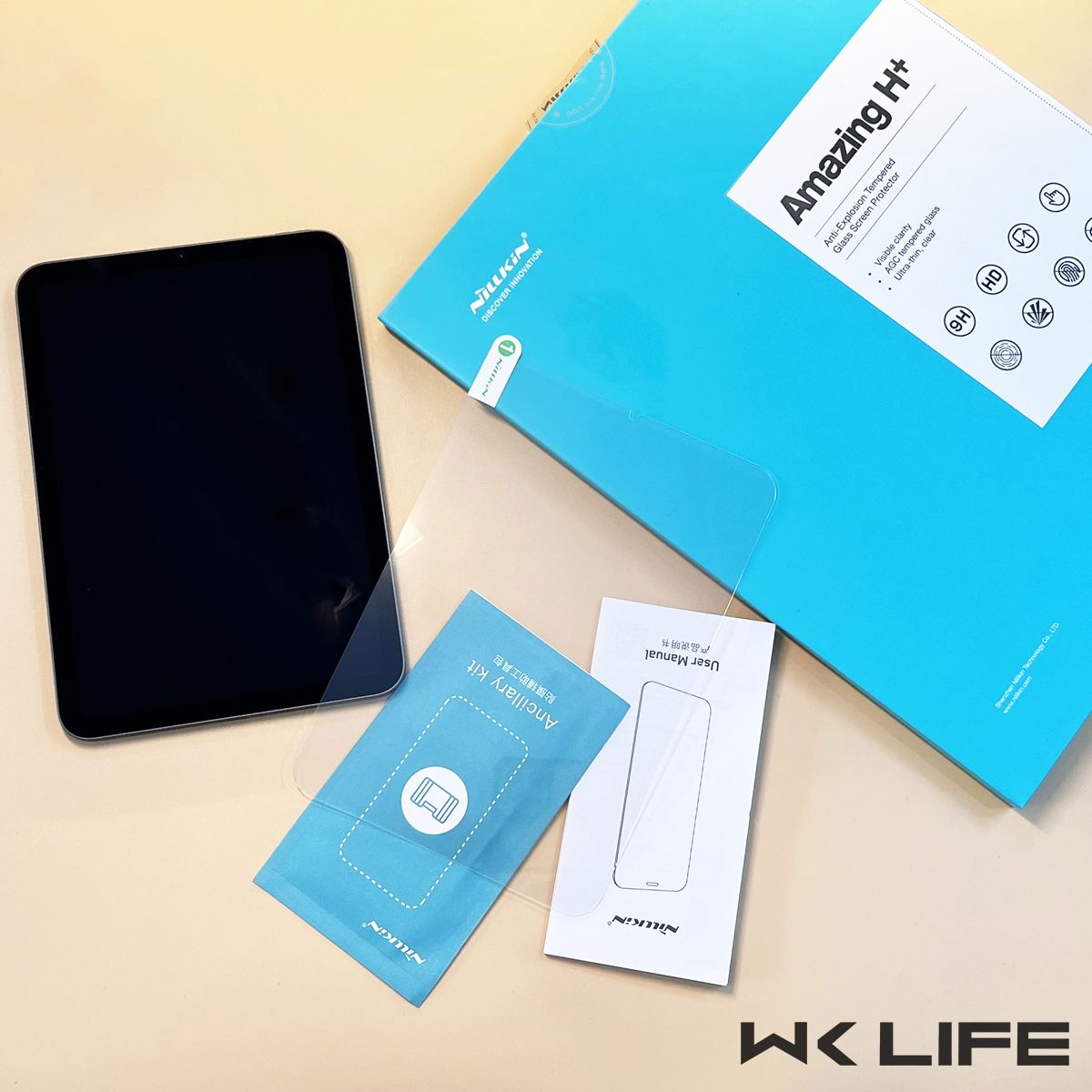 Kính Cường lực iPad Nillkin Amazing H+ Anti-explosion Trong Suốt
