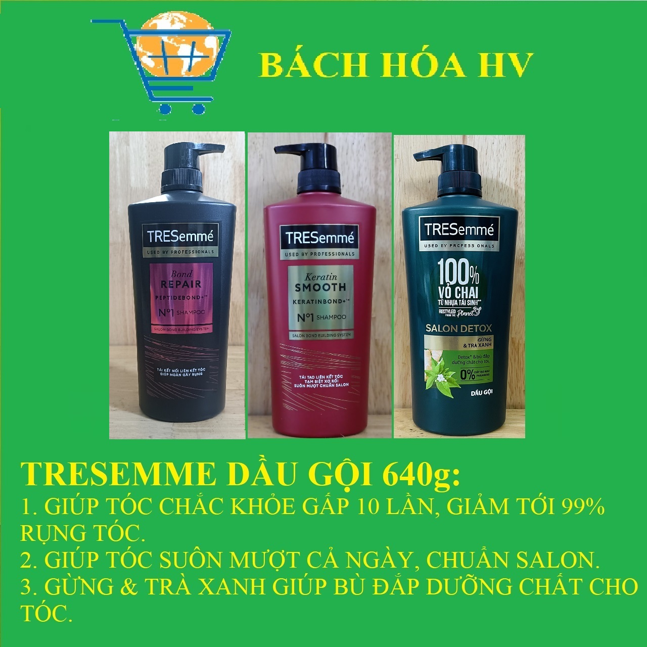 TRESEMME Dầu Gội 640G - BACH HOA HV