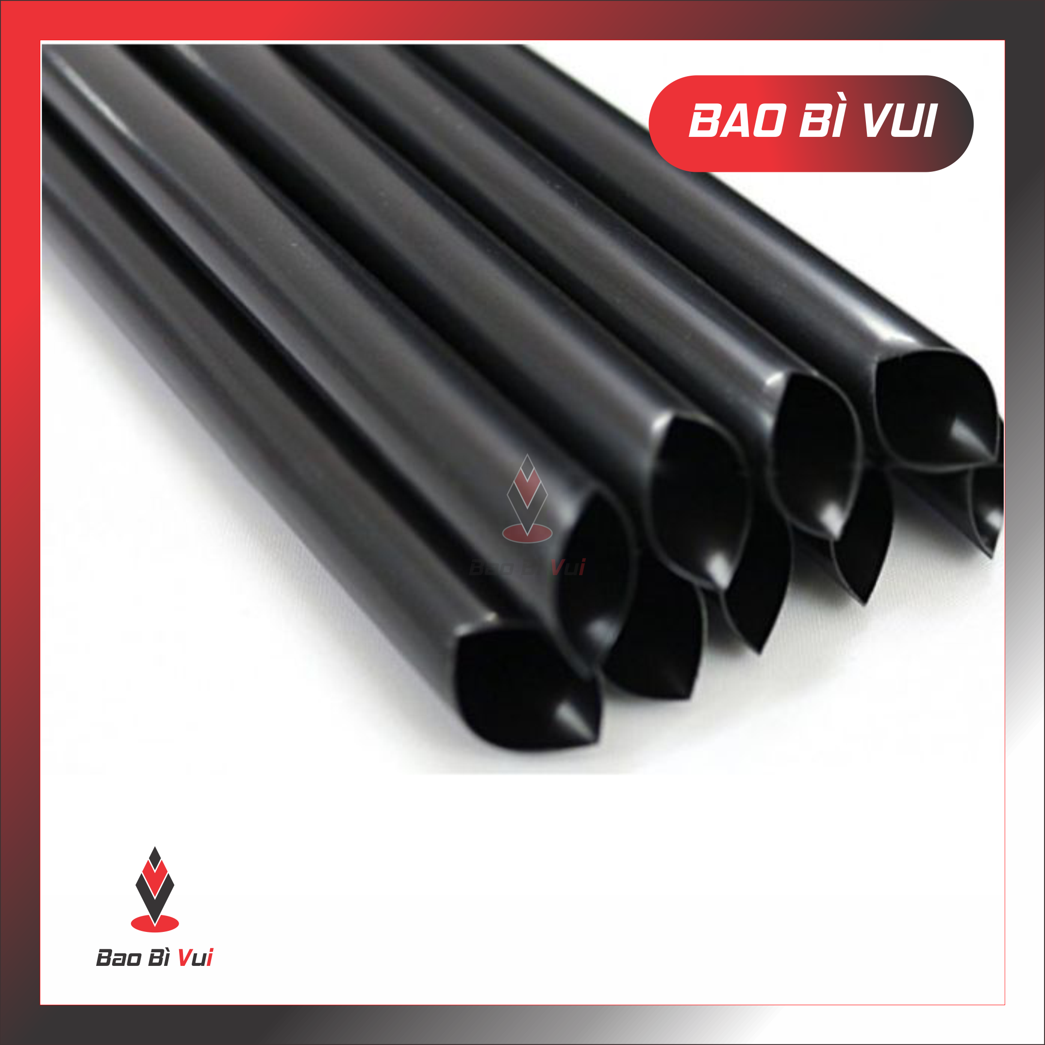 Ống Hút Trân Châu Đen- Bịch 500g