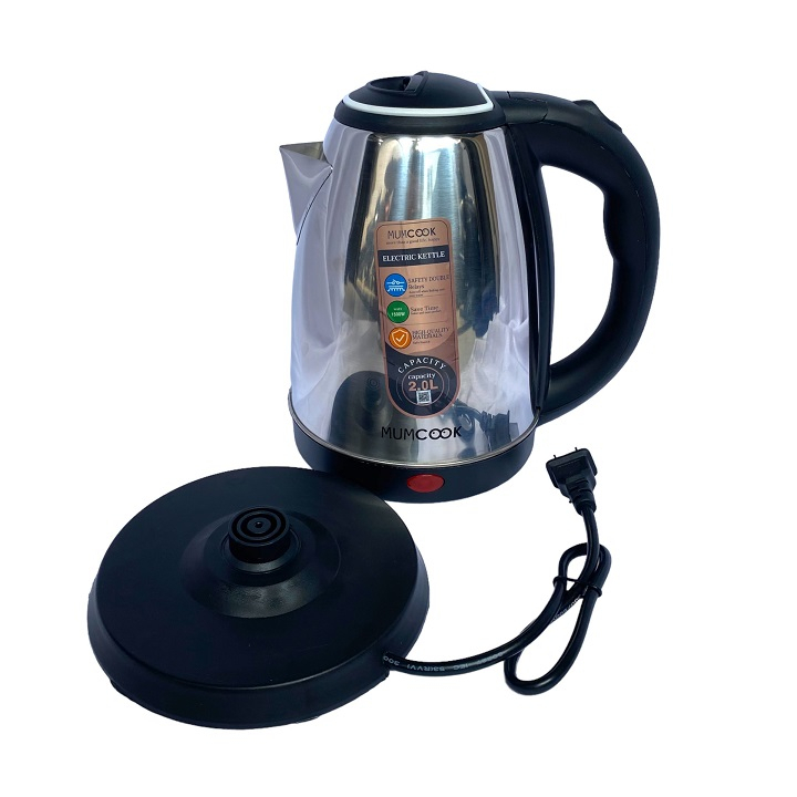 Ấm đun siêu tốc mumcook 2.5l - ấm siêu tốc loại công suất lớn 1500w