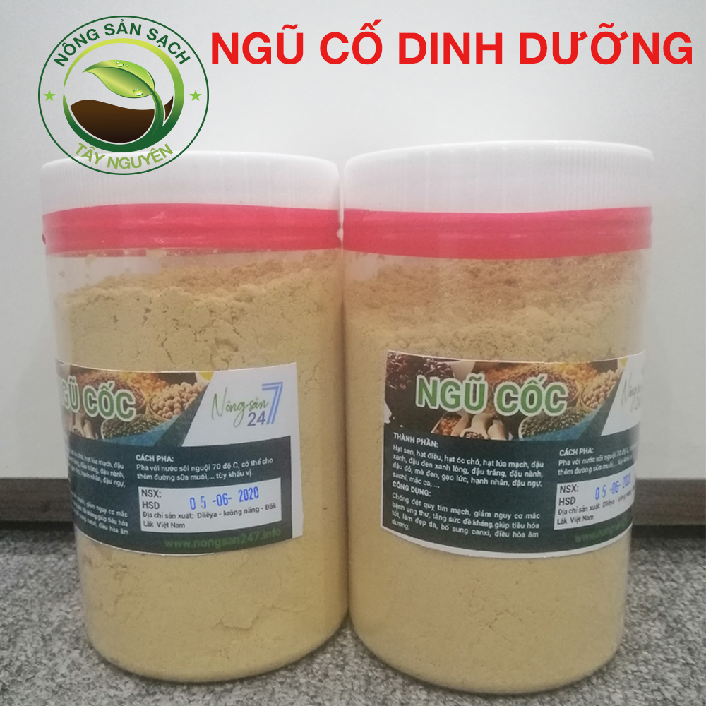 [HCM]1kg Bột ngũ cốc dinh dưỡng tăng - giảm cân gồm 18 loại ( các loại hạt sen điều óc chó hạnh nhân sachi mắc ca đậu xanh đậu trắng đậu nành gạo nứt....)