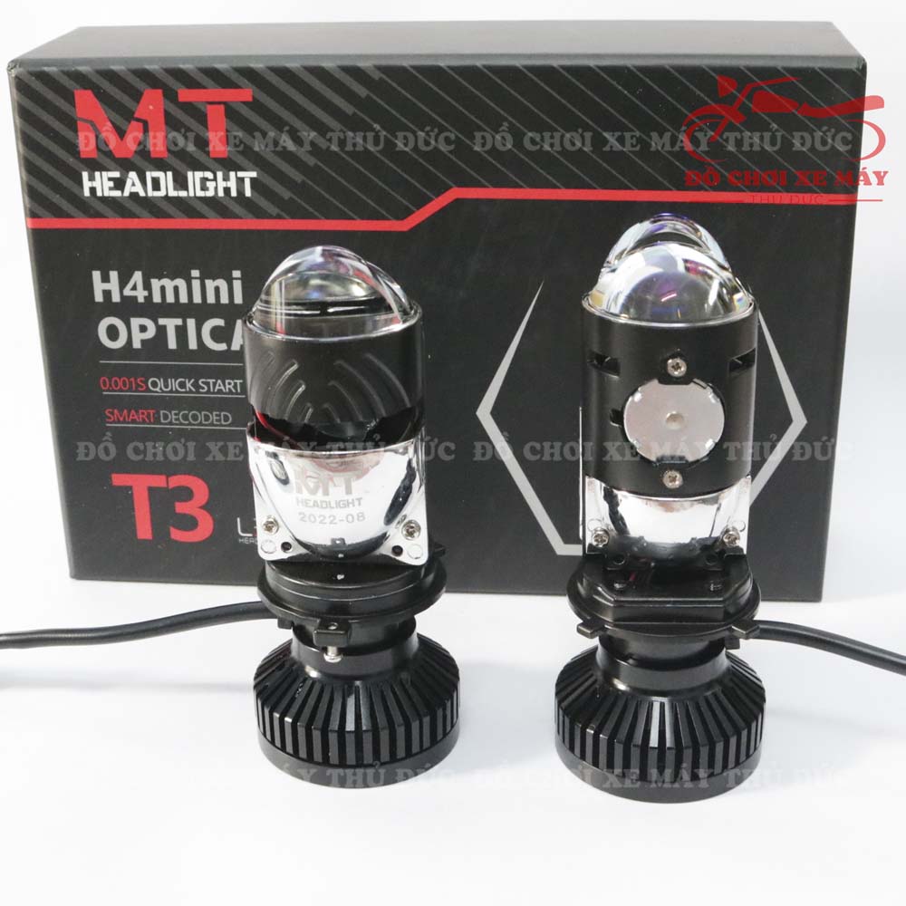 Bi cầu led mini t3 - led bi cầu, kính tím
