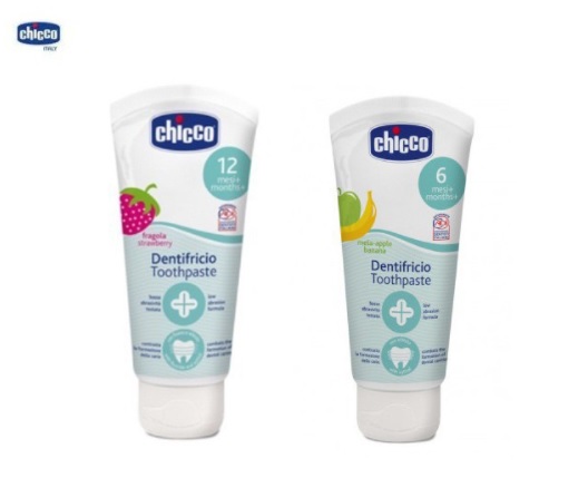 Kem đánh răng nuốt được Chicco cho bé từ 6 tháng