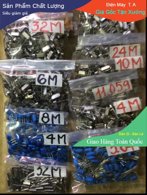 Combo 10 Thạch Anh 3 Chân 8M